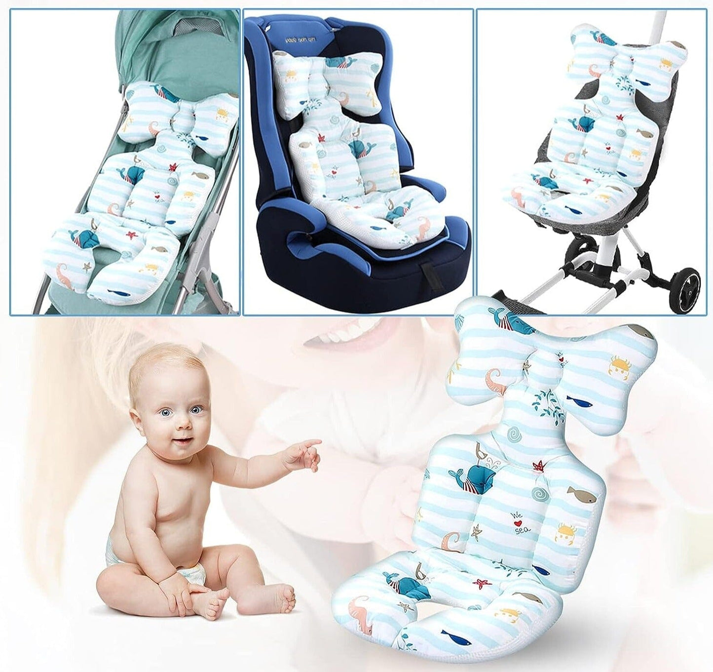 ComfyBabe™ - Coussin siège et poussette Auto - Le monde du bébé